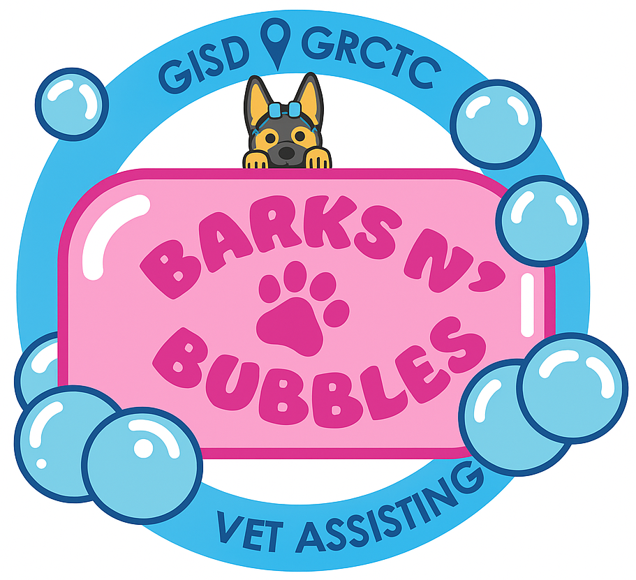 Barks ‘n Bubbles, GISD GRCTC Vet Assisting